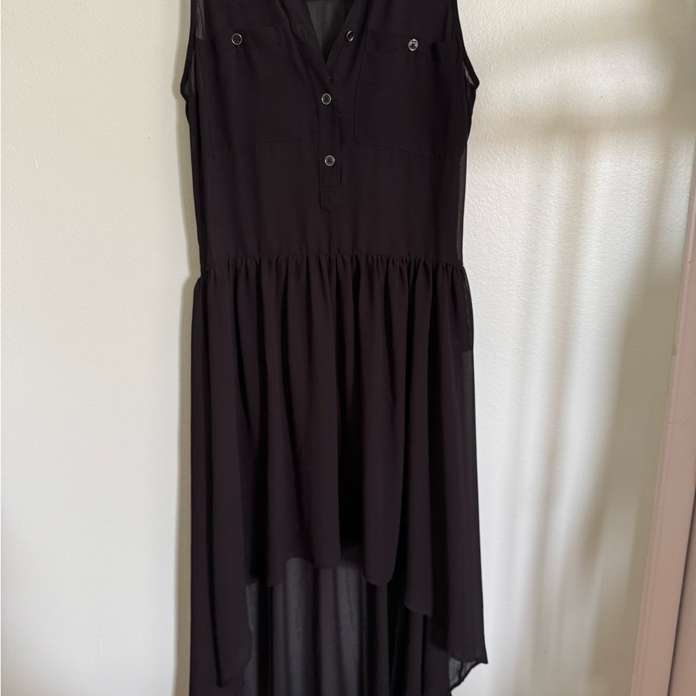 Michael Kors Black High Low Dress - Picture 3 of 7